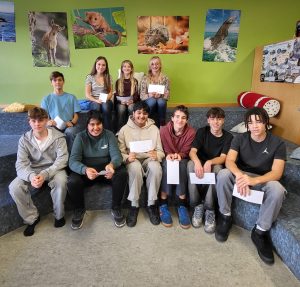 Schätzspiel in der Bibliothek